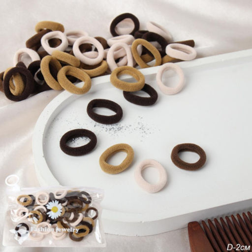 Резинка для волос набор 50 штук / N3033-8 /уп 1/ - ГалеонТрейд фото 3