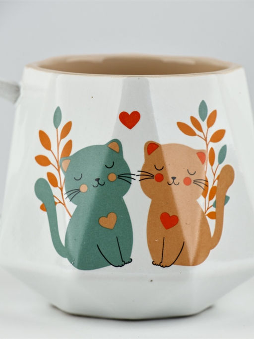 Кружка керамическая Котики, 350 мл - Дорого внимание фото 2