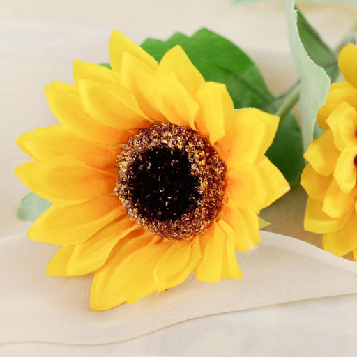 Цветы искусственные «Подсолнухи», 8×60 см