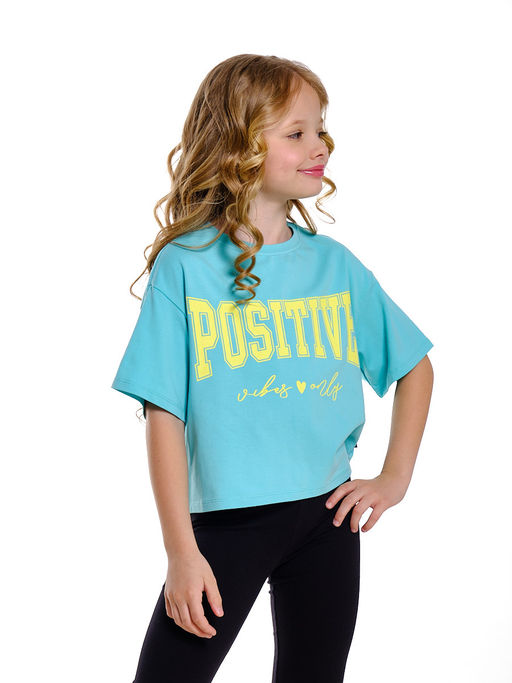 Футболка с принтом UD 7569 крем-роз - Mini maxi фото 7