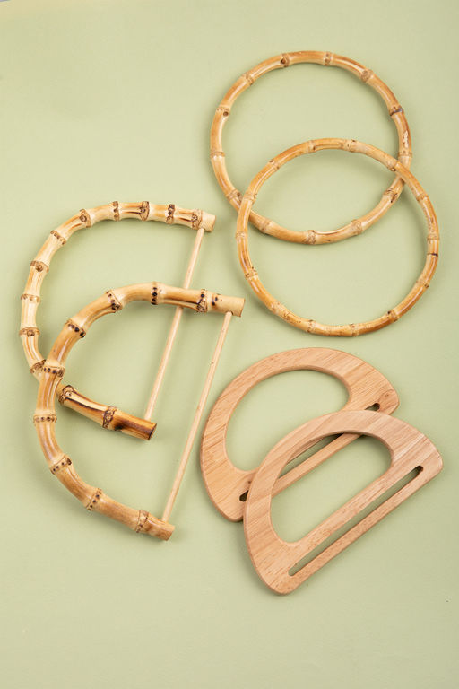 Gamma HA-11 Ручки для сумки 20.3 х 13.2 см 2 шт. бамбук