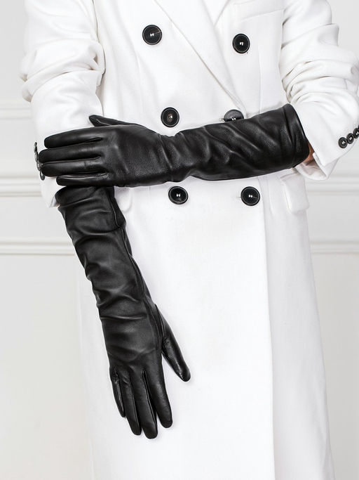 Перчатки женские ш+каш. F-IS0585 black - Eleganzza фото 2