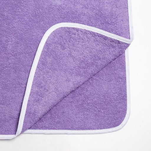 Полотенце-пончо Крошка Я Гномик, цвет сиреневый, размер 24-32, 100 % хлопок, 320 г/м2  фото 13