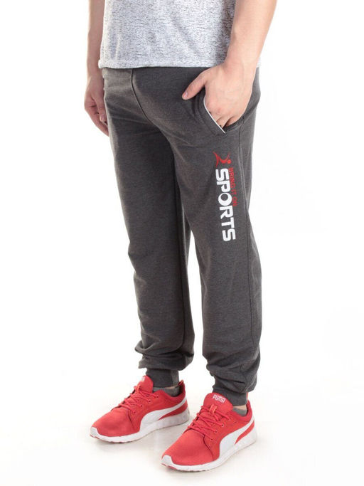 YFB213 DK. GREY Брюки спортивные мужские (87% хлопок, 13% полиэстер) - Фабричный китай фото 2