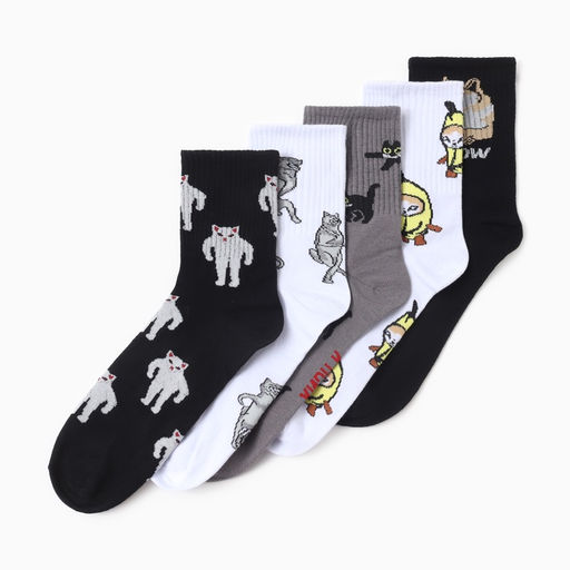 Носки мужские KAFTAN Mem socks, р. 41-44 (27-29 см), набор 5 пар