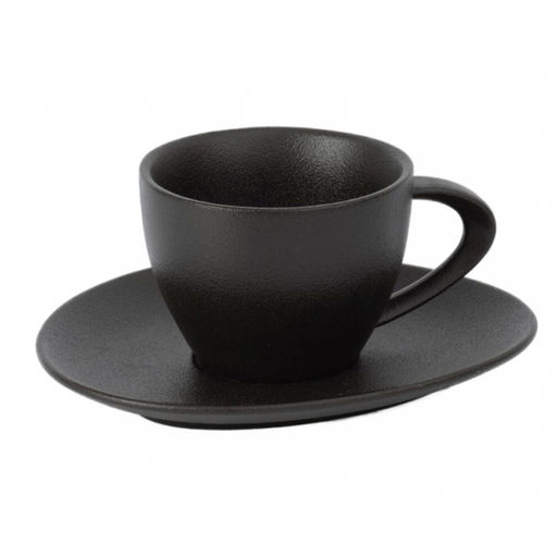 ROCK BLACK ЧАЙНАЯ ПАРА 200мл. фарфор, арт. DM8026