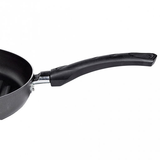 "ХИТ" Сковорода-гриль с антипригарным покрытием д26см, h4см, s1,8мм, бакелитовая ручка (Россия)