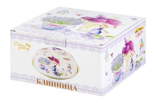 Блинница 23*23*9,5 см Лаванда NEW BONE CHINA - Elan gallery фото 4