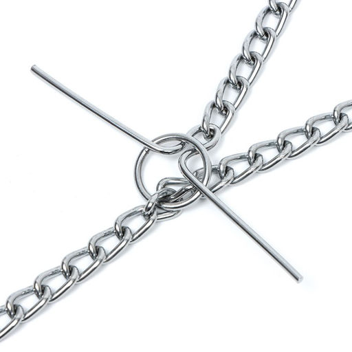 Цепь для привязи собак мелкокалиберная, 1,8 м, толщина проволки 3 мм - Пижон фото 3