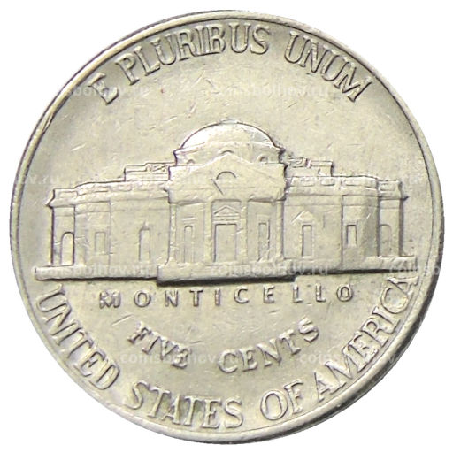 5 центов 1987 года D США