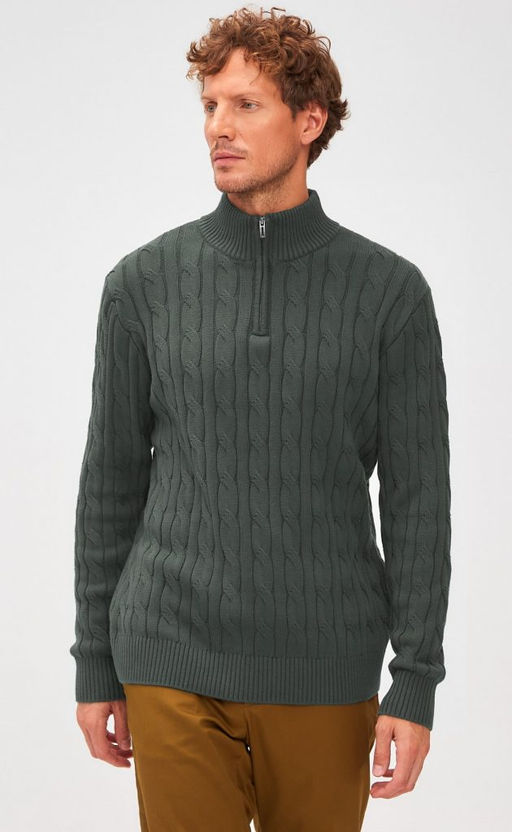 Джемпер P221-15-235 khaki - Fine joyce фото 3