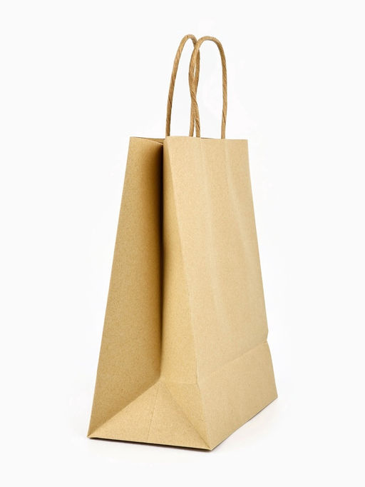 Цена за 2 шт. Пакет крафтовый с открыткой Счастливых моментов, MS 18?10?23 см