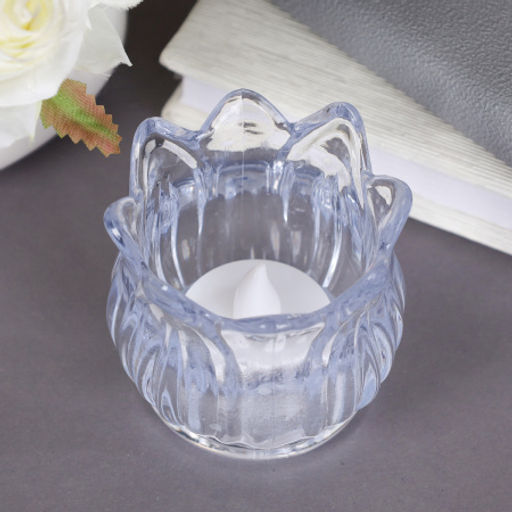 Свеча светодиодная 7х7 см / VFR-115 /уп 6/480/прозрачная - Галеонтрейд фото 4