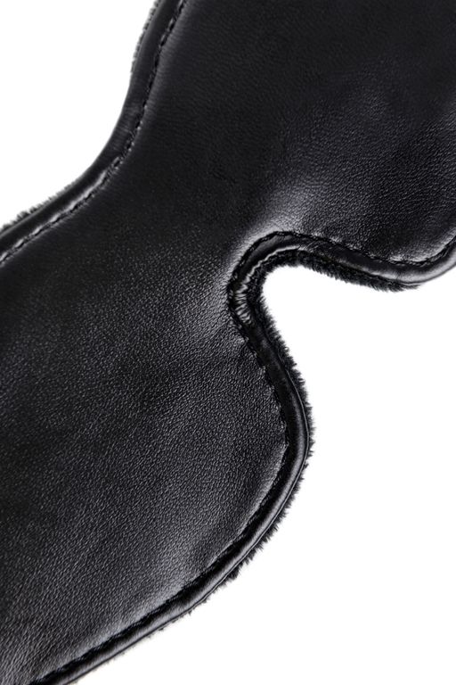 Маска Anonymo, PU кожа, черная, 26,5 см - Toyfa фото 7