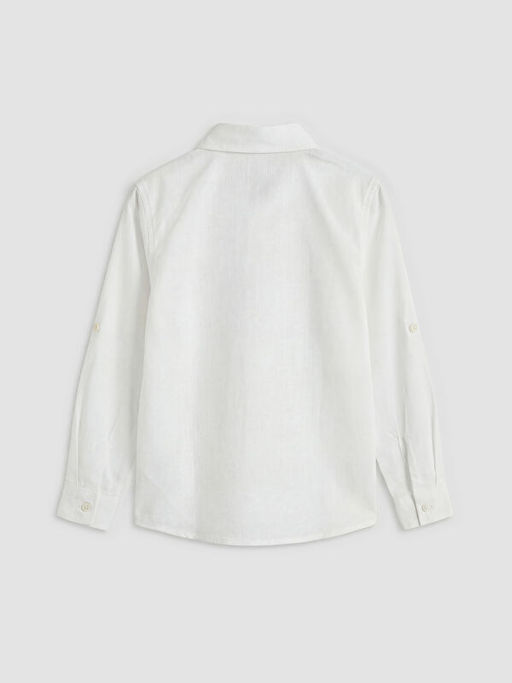 Uzun Kollu Poplin Erkek ?ocuk G?mlek