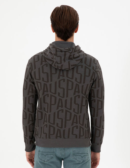 Мужской свитшот антрацитового цвета Неожиданная скидка в корзине - U.s. polo assn фото 5