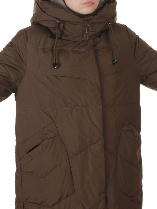 8806 DARK SWAMP Пальто зимнее женское (150 гр. холлофайбер)