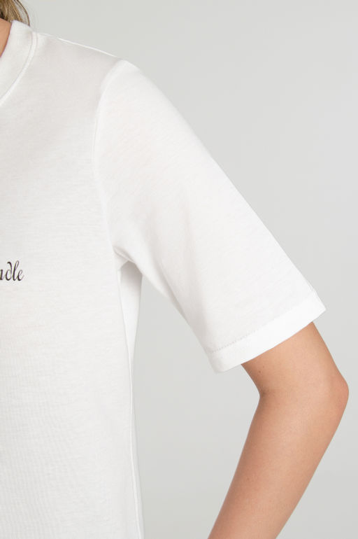 Арт. 31167 Футболка женская  44-52 (5 шт) Цвет:молочный