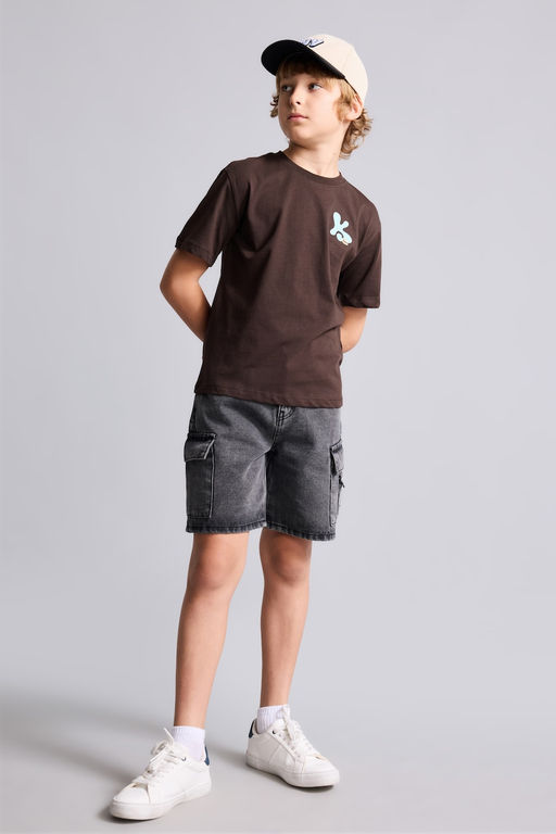 Overshirt Fit S_rt_ Bask_l_ Ti__rt Erkek _ocuk - Defacto фото 2