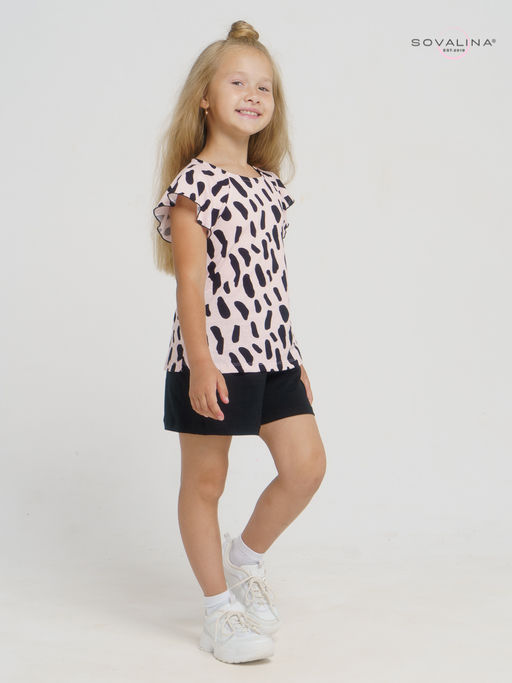 Костюм Дюймовочка черный-коровка - Sovalina фото 5