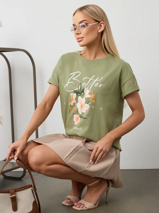 Футболка P612-06-916 olive