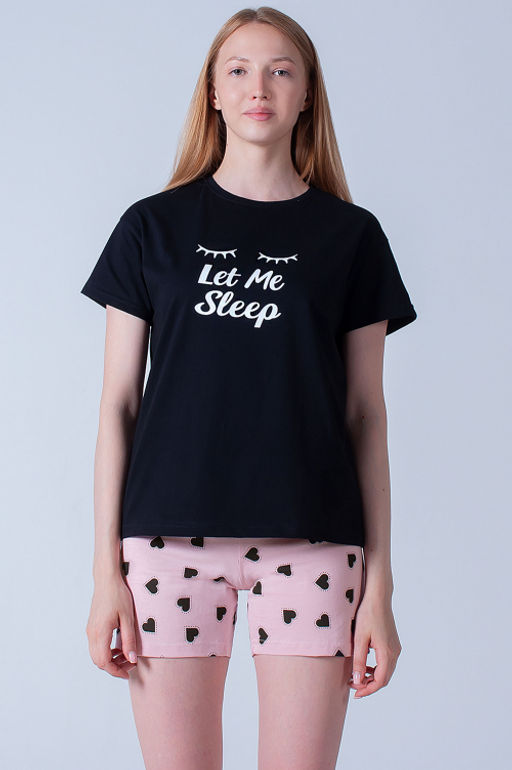 Арт. 9145 Пижама с шортами 42-50 - 5+3 фото 4