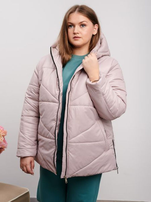 Куртка демисезонная Амелия пудра - Yollochka фото 3