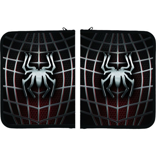 Папка для тетрадей А5, 180 х 230 х 25 мм, молния вокруг, пластиковая 0.5, ПМ-А5-04 Calligrata Паук  фото 2