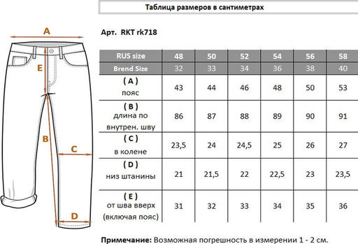 Джинсы мужские RKT rk718 - Байрон фото 6