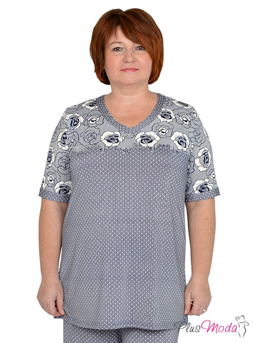 Туника Модель №560 размеры 44-84 - Plusmoda фото 2