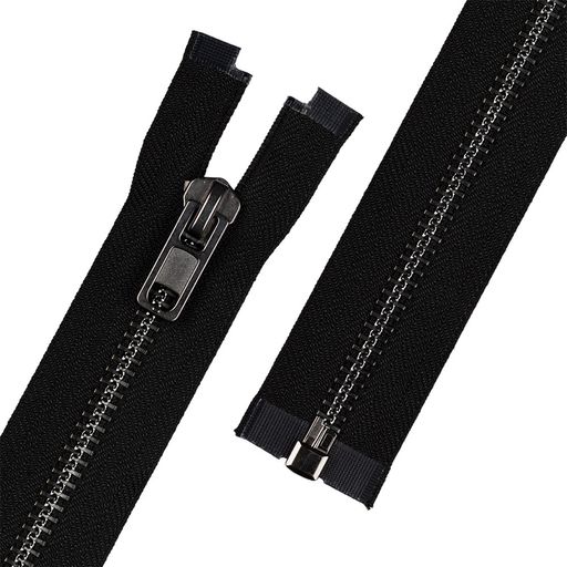 Молния Металл оксид (черный никель) ZIP 8B однозамковая 75 см Тип 8 10 шт разъёмная Gamma