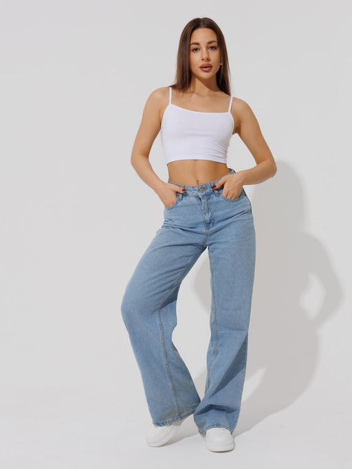 Женский топ на бретелях Lingeamo белый ЛТ-05 (1)  фото 4