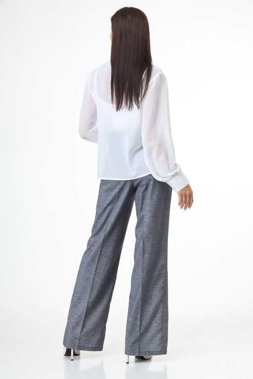 Блуза ANELLI 1087 белая  фото 6