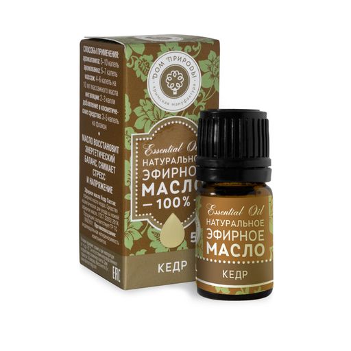 Натуральное эфирное масло Кедр - Мануфактура дом природы фото 2