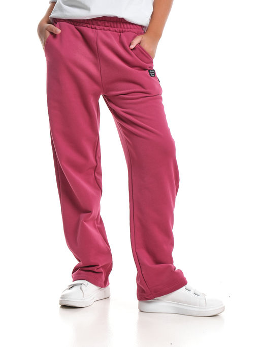 Брюки для девочки 22-6011 брусничный - Mini maxi фото 7