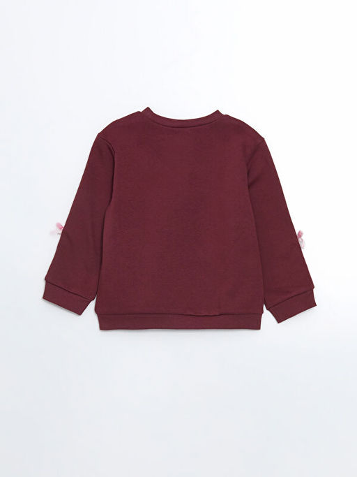 Bisiklet Yaka Bask?l? K?z ?ocuk E?ofman Tak?m - Waikiki фото 3