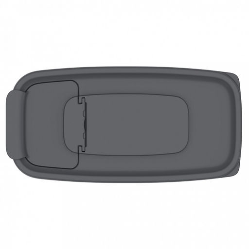 Контейнер для сыпучих продуктов 2,2л, 17х8,5х26,5см, полипропилен, дымчатый (Россия) - Домашняя мода фото 3