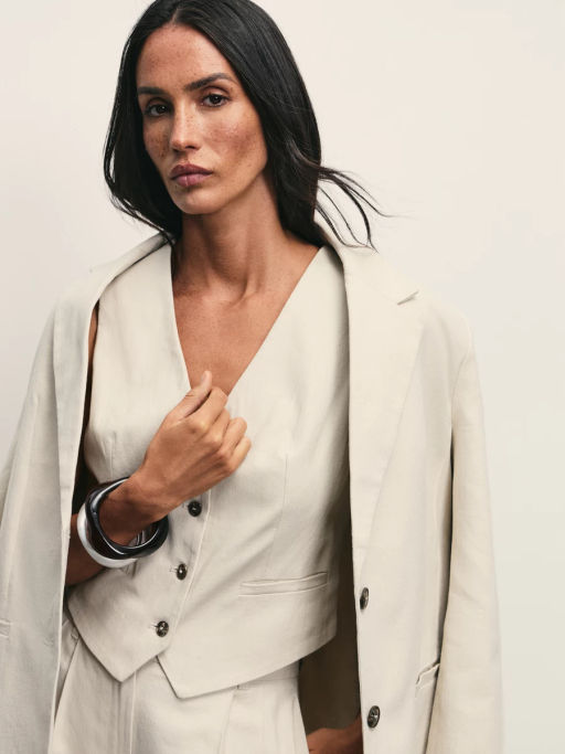 Жилет с содержанием льна / Zarina  фото 2