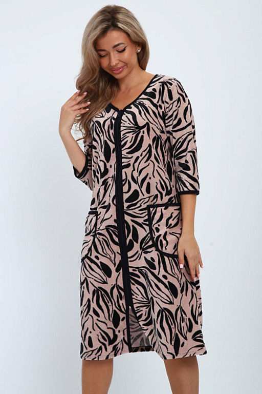 Халат велюровый на молнии (941-6) - Плиона фото 124