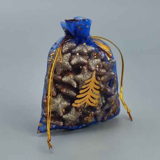 Цена за 20 шт. Мешочек подарочный органза Волшебный лес, 10 12 см +/- 1.5 см - Дарите счастье фото 6