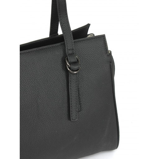 Сумка женская натуральная кожа OPI-99037, 1отд, черный 265195 - Adelia фото 4