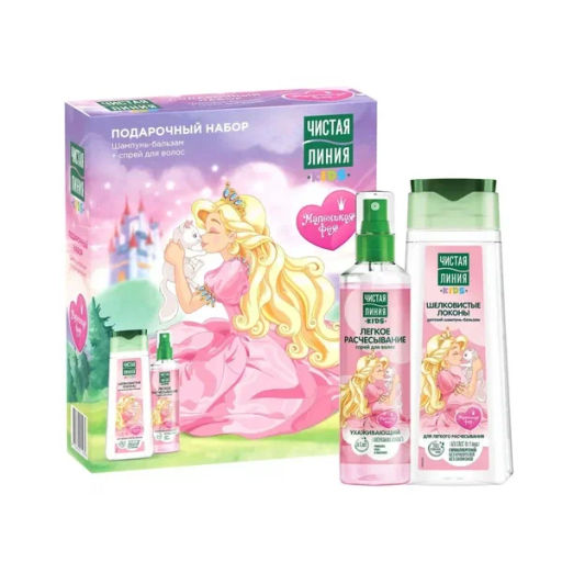 ЧИСТ.ЛИНИЯ набор "Шелковые локоны" (240мл+160мл) 24