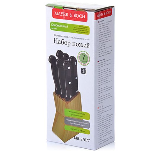 27677 Набор ножей 7пр кованых MB (х24)(х16) - Mayer&boch фото 4