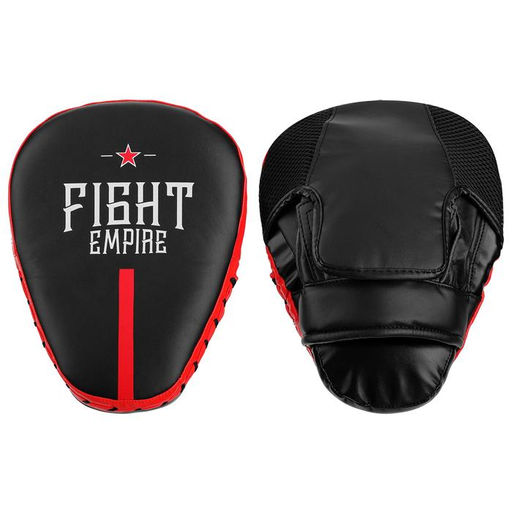 Лапа боксёрская FIGHT EMPIRE PRO, 1 шт., цвет чёрный/красный фото 4