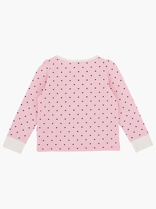 Лонгслив в горошек для девочки UD 1376 синий - Mini maxi фото 6