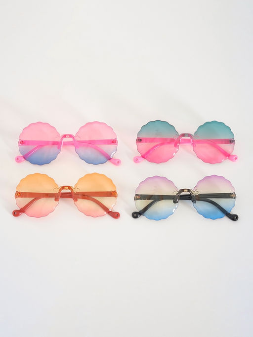 Цена за 2 шт. Карнавальные очки Волна» градиент, цвета МИКС