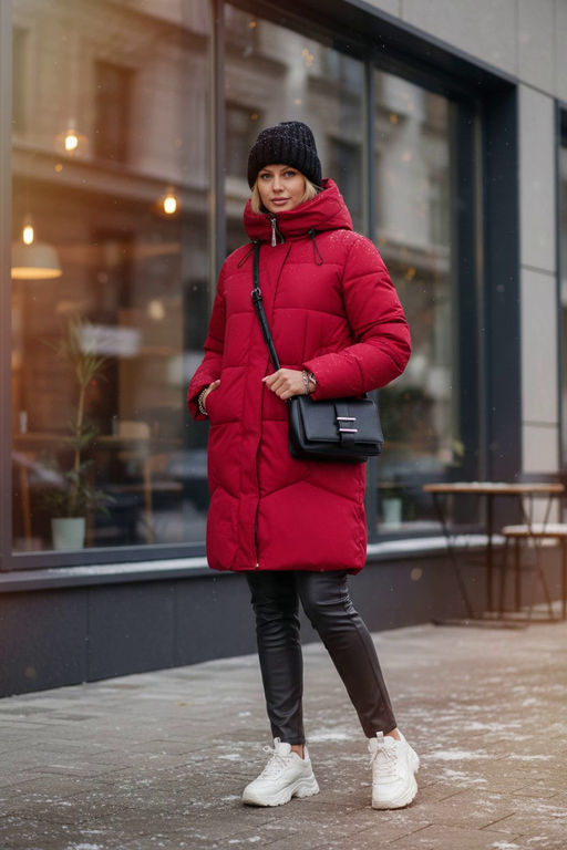 Зимняя куртка удлиненная арт.28119