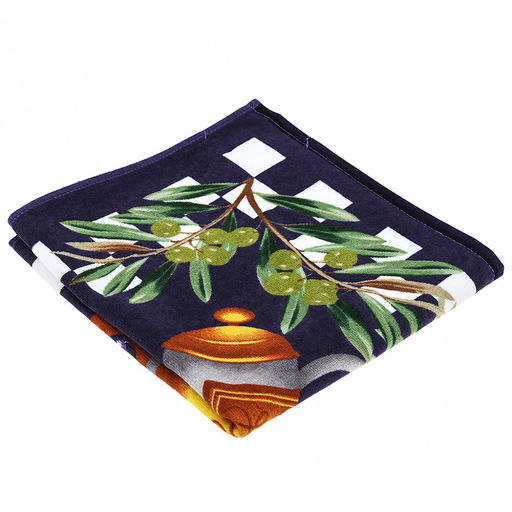 Салфетка махровая 45х45см "Масло оливковое", плотность 290гр/м2, 100% хлопок, Bolangde (Китай)