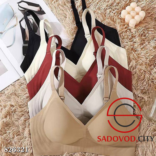 Бюстгальтер без косточек бесшовный топ