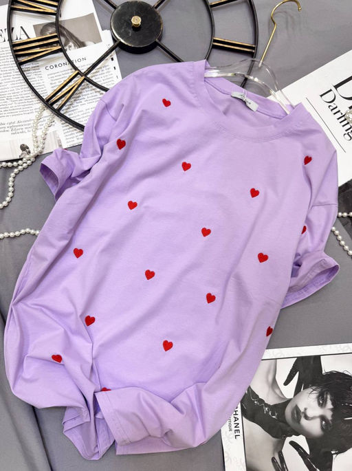 Футболка сердца - Ksa фото 6